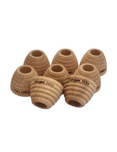 target10a Negative Wood Footholds – 10 Stk. - Klettertritte aus Holz