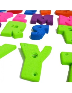 Kinderklettergriffe: Buchstaben im vollem Alphabet 2