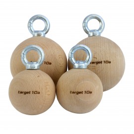 Spheres Sets - Wood Balls for Climbing Training with Steelring