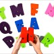Kinderklettergriffe: Buchstaben im vollem Alphabet