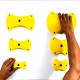 6 XL Pinches - climbing holds for 0-40° walls