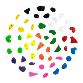 50 XXS – 50 Spax-Klettertritte – Farben gemischt