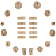Symmetric Wood Holds - 24 symmetrische Klettergriffe aus Holz