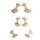 Wooden Small Axe Pinches - 6 Wooden Symmetric Climbing Holds - Pinches
