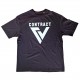 Contract 5 Skateboards Logo T-Shirt Jugendliche und Erwachsene