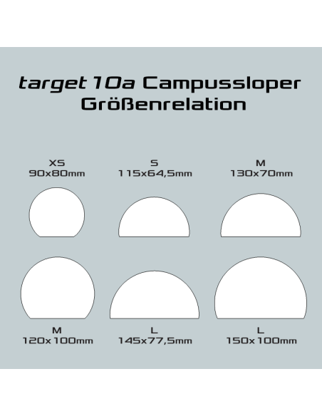 Campussloper Größe XS (90x80 mm)