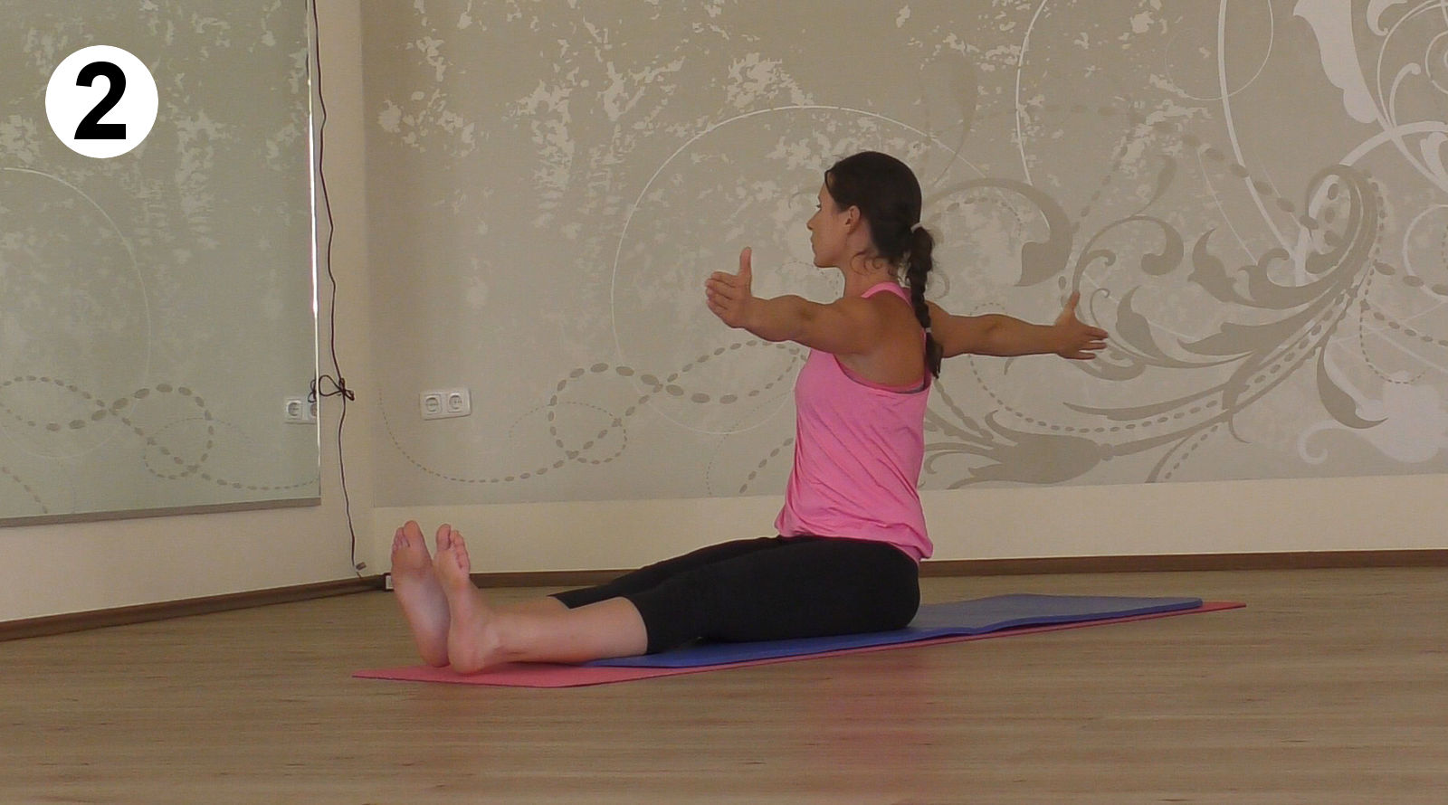Yoga Twist - Schritt 2